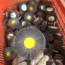 abrasive polishing flap wheels with shaft 25mm